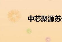 中芯聚源苏州创新中心揭牌