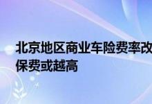 北京地区商业车险费率改革&#32;车主交通违法越多保费或越高