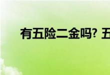 有五险二金吗? 五险二金什么公司才有