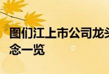图们江上市公司龙头有哪些图们江上市公司概念一览