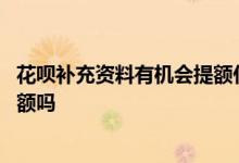 花呗补充资料有机会提额什么意思 花呗让补充资料有机会提额吗