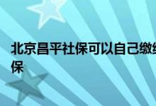 北京昌平社保可以自己缴纳吗 北京昌平外地人怎么自己交社保 