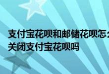 支付宝花呗和邮储花呗怎么取消关联 开通邮储花呗之前要先关闭支付宝花呗吗