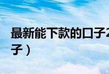 最新能下款的口子2020（2019还能下款的口子）