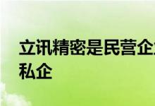 立讯精密是民营企业吗 立讯精密是国企还是私企