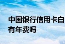 中国银行信用卡白金卡年费 中国银行白金卡有年费吗