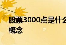股票3000点是什么意思 股票3000点是什么概念