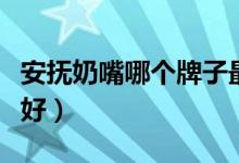 安抚奶嘴哪个牌子最好吃（安抚奶嘴哪个牌子好）