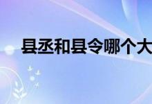 县丞和县令哪个大（县丞和县令的区别）