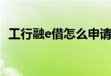 工行融e借怎么申请才能通过（工行融e借）