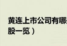 黄连上市公司有哪些（2021年黄连概念龙头股一览）
