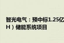 智光电气：预中标1.25亿元水库光伏项目44MW（88MWH）储能系统项目