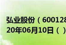 弘业股份（600128）今日股票行情查询（2020年06月10日（））