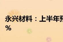 永兴材料：上半年预计净利同比增610%-680%