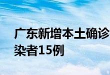 广东新增本土确诊病例17例、本土无症状感染者15例