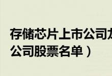 存储芯片上市公司龙头有哪些（存储芯片上市公司股票名单）