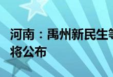 河南：禹州新民生等村镇银行风险处置方案即将公布