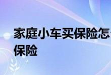 家庭小车买保险怎么买 什么样的家庭适合买保险