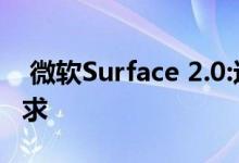  微软Surface 2.0:这类Surface用户的最大需求 