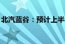 北汽蓝谷：预计上半年净亏损18亿元-22亿元