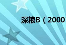 深粮B（200019）股票股本结构