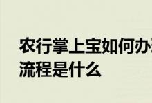 农行掌上宝如何办理 农行掌上宝激活银行卡流程是什么