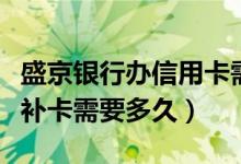 盛京银行办信用卡需要什么（盛京银行信用卡补卡需要多久）