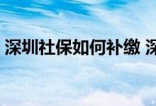 深圳社保如何补缴 深圳社保如何转移到异地 