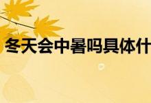 冬天会中暑吗具体什么症状（冬天会中暑吗）