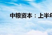 中粮资本：上半年净利预降58%-64%