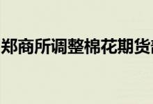 郑商所调整棉花期货部分合约交易手续费标准