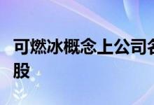 可燃冰概念上公司名单一览哪些是可燃冰概念股