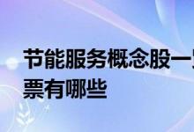 节能服务概念股一览2022年节能服务概念股票有哪些