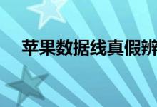 苹果数据线真假辨别（教你安心买到线）