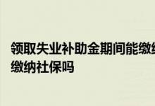 领取失业补助金期间能缴纳社保吗 领取失业保险金期间可以缴纳社保吗