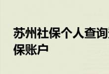 苏州社保个人查询登录在哪 如何在线查询社保账户 