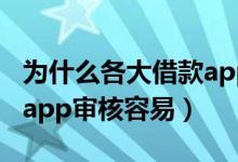 为什么各大借款app都审核不通过（哪个借款app审核容易）