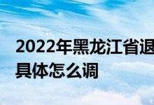 2022年黑龙江省退休养老金调整方案 养老金具体怎么调 