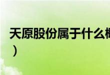 天原股份属于什么概念（天原股份市值是多少）