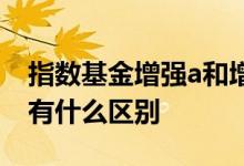 指数基金增强a和增强c有什么区别 指数a和c有什么区别