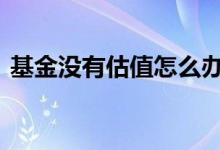 基金没有估值怎么办 基金没有估值怎么回事