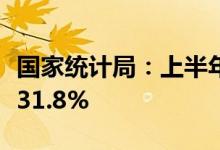 国家统计局：上半年太阳能电池产量同比增长31.8%
