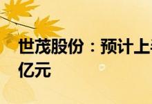 世茂股份：预计上半年净利亏损2.9亿元-3.6亿元