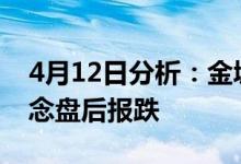 4月12日分析：金城医药跌近5%医药化工概念盘后报跌