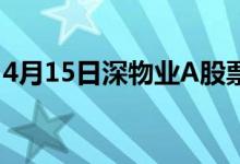 4月15日深物业A股票市值75.51亿报12.67元