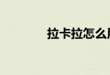 拉卡拉怎么用 拉卡拉怎么用