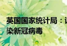 英国国家统计局：该国每20人中有超过1人感染新冠病毒