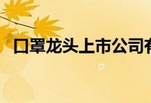 口罩龙头上市公司有哪些（口罩股票名单）