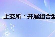 上交所：开展组合型信用保护合约业务试点