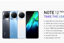 InfinixNote12Pro4G智能手机亮相